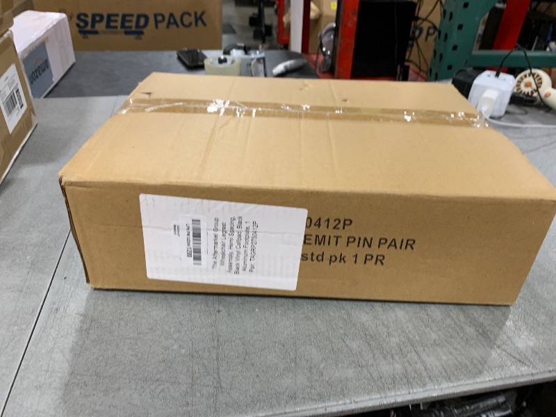 Photo 1 of The Aftermarket Group Wheelchair Legrest Assembly, Hemi Spacing, Black Vinyl Calfpad, Black Aluminum Footplate, 1 Pair, TAG2750412P