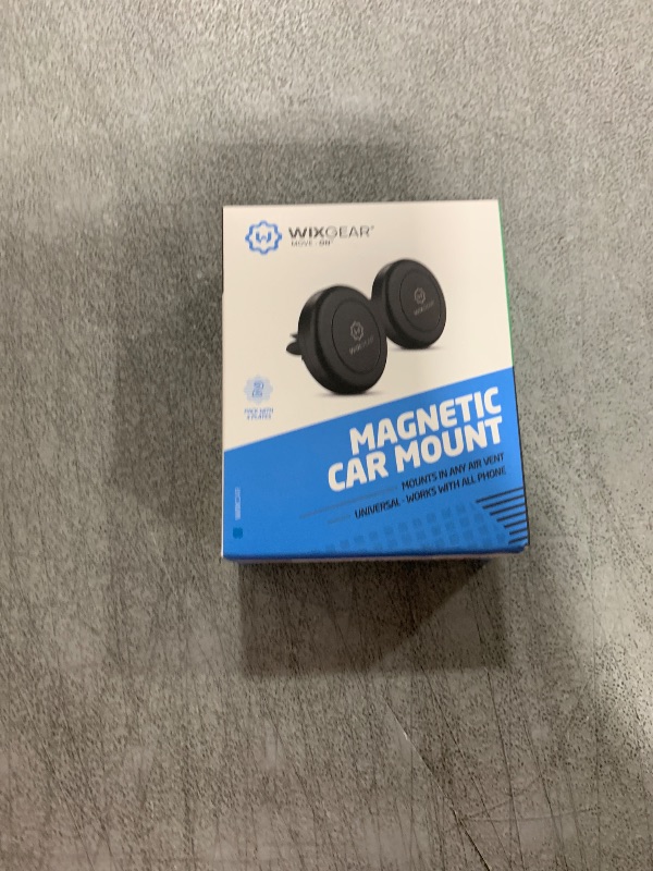Photo 1 of Magnetic Phone Holder for Car, WixGear [2 Pack] Universal Air Vent Magnetic Phone Mount for Car, Car Phone Holder Mount for Cell Phones and Mini Tablets with 4 Metal Plates