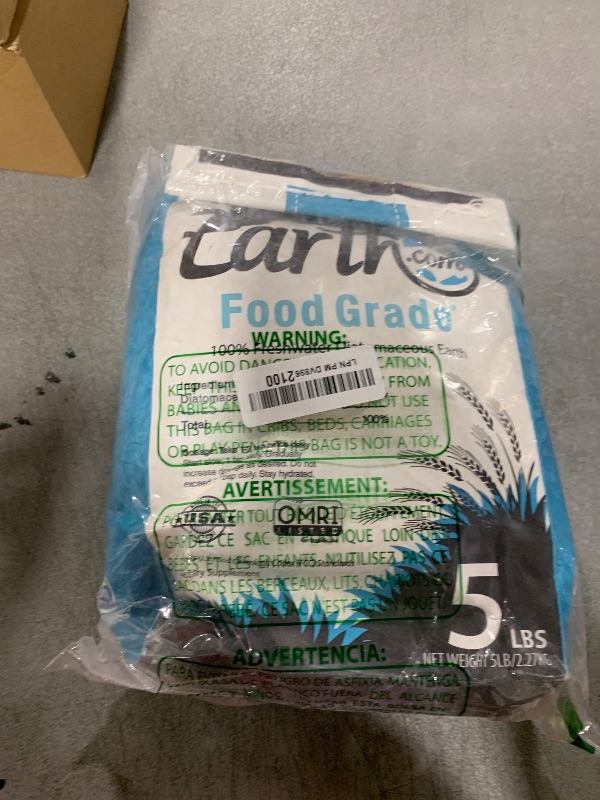 Photo 1 of DiatomaceousEarth 5 LBS FOOD GRADE Diatomaceous Earth - 100% Organic All Natural Diamateous Powder - Diametaceous for humans is Safe Around Children
