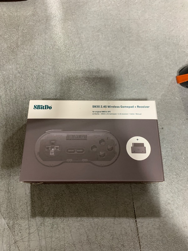 Photo 1 of 8Bitdo Sn30 2.4G Wireless Gamepad for Original SNES/Sfc (Transparent Edition)