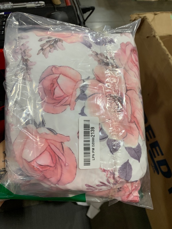 Photo 1 of Car Seat Covers for Babies, Winter Carseat Cover Girls, Mink Infant Car Seat Canopy, Cozy & Warm Cover, Pink Floral