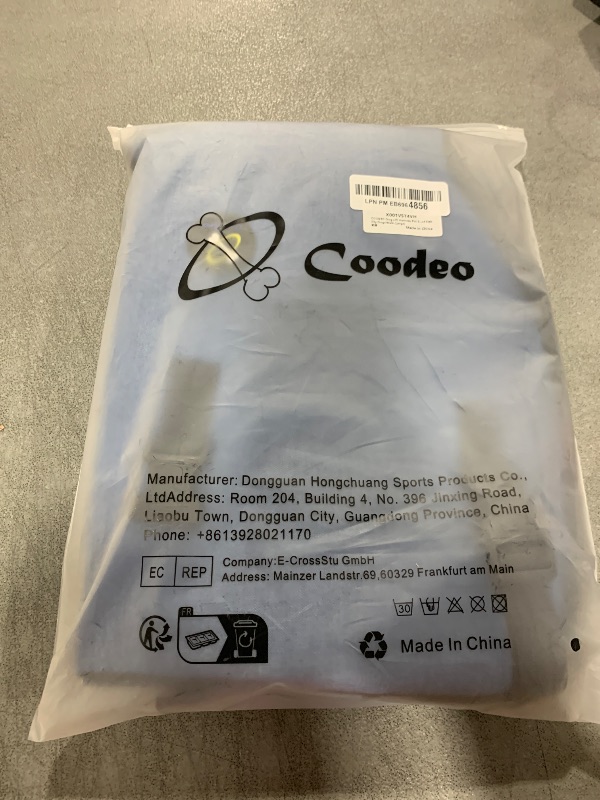 Photo 1 of Coodeo Dog Lift Harness, Pet Support & Rehabilitation Sling Lift Adjustable Padded Breathable Straps for Old, Disabled, Joint Injuries, Arthritis, Loss of Stability Dogs Walk (Blue, L)