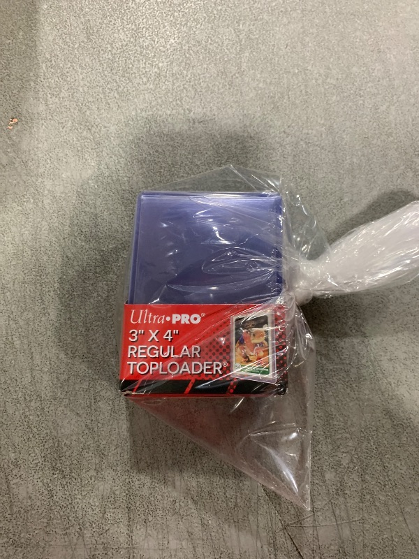 Photo 1 of Ultra Pro Top Loader - 3"x4" Light Clear (25 per Pack)