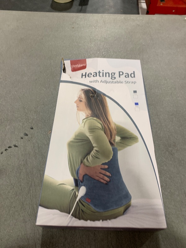 Photo 1 of Upgraded Heating Pad for Back Pain Relief, Comfytemp Birthday Gifts for Women Men, FSA HSA Eligible Large Electric Heat Pad for Cramps, Lower Back, Lumbar, Sciatica, XL Heated Belt — 11 Auto-Off Grey