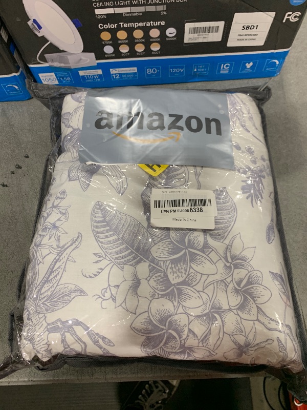 Photo 1 of HoneiLife King Duvet Cover Set - 100% Cotton Comforter Cover Floral Duvet Cover Sets,Soft & Breathable Duvet Cover with Zipper Closure and Corner Ties,3pcs Wildflower Comforter Cover Sets-Herbs