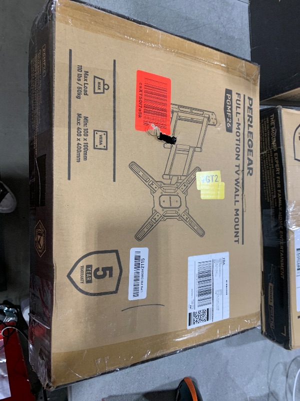 Photo 1 of Perlegear Long Arm TV Wall Mount for 32-65? TVs, 37.4” Long Extension Corner TV Mount, Max VESA 400x400mm, Articulating Arms Full Motion Wall Mount Bracket with Swivel and Tilt, Holds up to 110 lbs