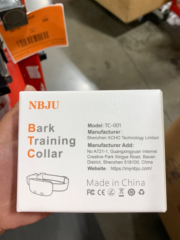 Photo 1 of NBJU Bark Collar for Dogs,Rechargeable Anti Barking Training Collar with 7 Adjustable Sensitivity and Intensity Beep Vibration for Small Medium Large Dogs (Black)