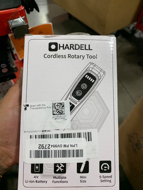 Photo 1 of HARDELL Mini Cordless Rotary Tool 3.7V, 5-Speed Rotary Tool Kit with 43 Accessories, Type-C Charging Power Rotary Tool for Engraving, Sanding, Polishing, Drilling, Grinding, Small DIY Crafts