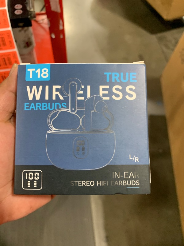 Photo 1 of ZZU Wireless Earbuds, 2025 Ear Buds with Big Bass Stereo Sound, Lightweight Bluetooth Earbuds with 48 Hours Playtime, in-Ear Fit Earphones, IPX7, Hands-Free Calls with AI for iPhone, Android, Pad