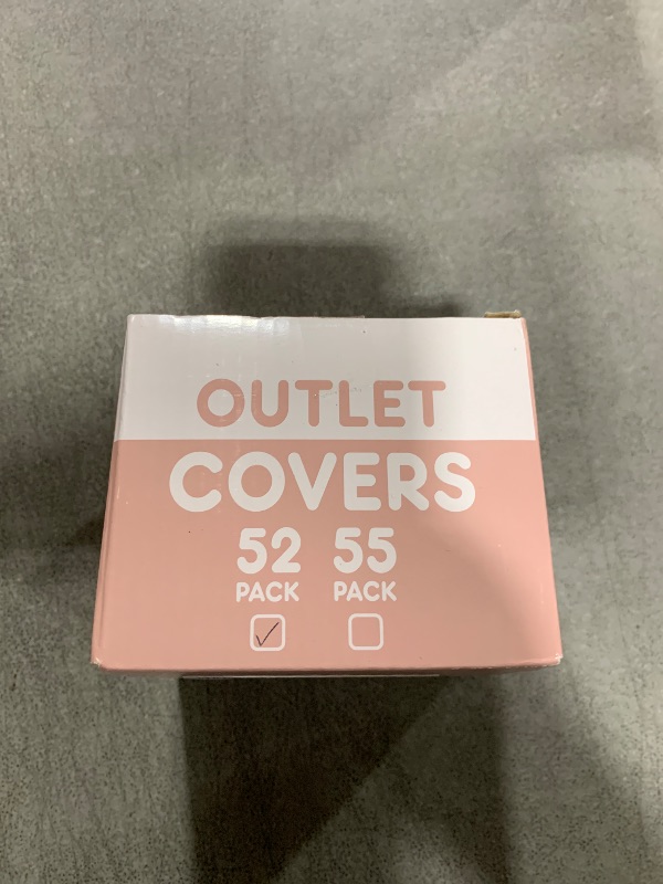 Photo 1 of 52 Pack Black Safety Outlet Covers Baby Proofing, Electrical Socket Outlet Plugs 3-Prong Child Proof for Kids House