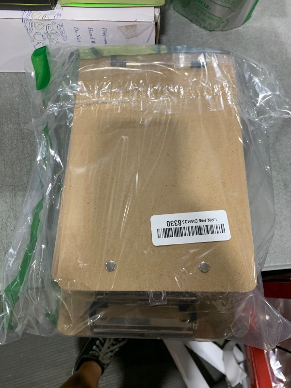 Photo 1 of Uzant Mini Clipboards, 16 Pack 6" x 9" Small Clipboards Bulk, Memo Size Clip Boards Pack, Wooden Mini Clipboards with Low Profile Clip, Hanging Loop for Office Home Classroom Supplies