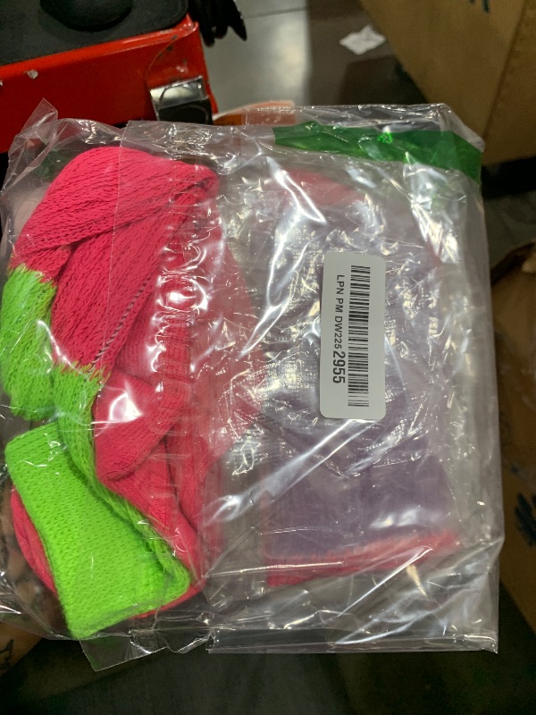 Photo 1 of JenPen 2 Pairs Neon Slouch Socks for Women 80s 90s Scrunch Socks Soft Extra Long Size 9 to 10(Rose Red, Fluorescent Green, Purple)