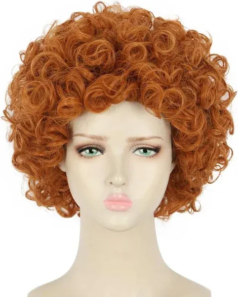 Photo 1 of Short Wavy Orange Wig 