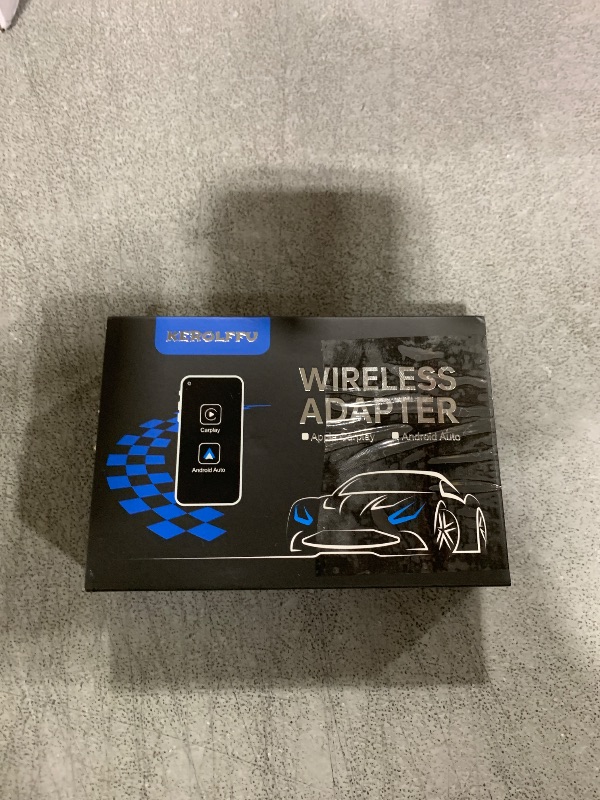 Photo 1 of KEROLFFU Mini Wireless Carplay Adapter for Apple iPhone,Plug and Play Easy Setup Automatic Reconnect,Convert Wired to Wireless Car Play Dongle,for Cars from 2016 & iPhone iOS 10+ (USB A) Grey01