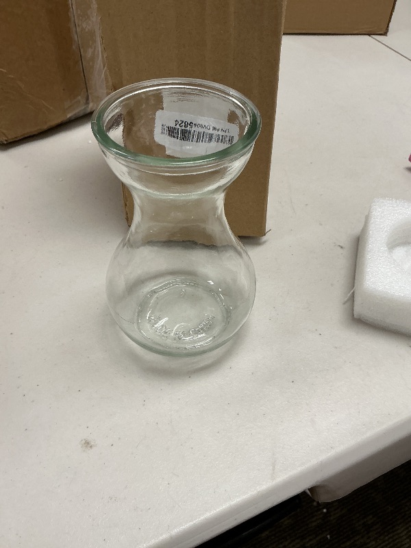 Photo 1 of Glass Flower vase,  - Small for Dining Table, Mantel or Shelf Decor