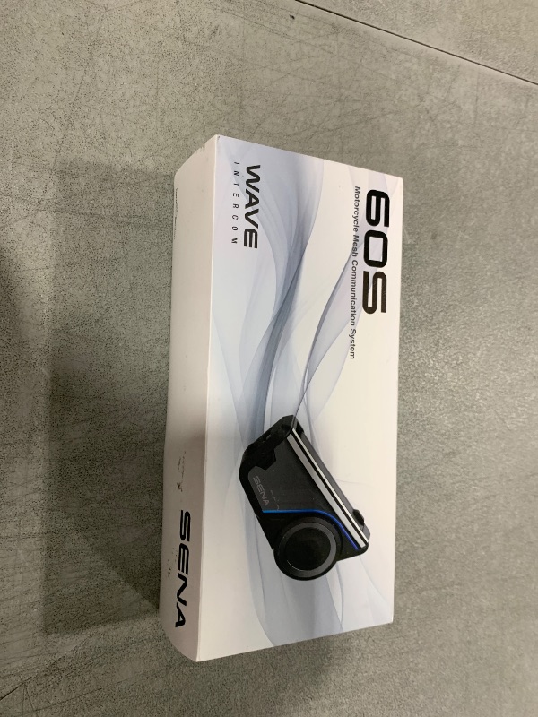 Photo 1 of Sena 60S Motorcycle Communication Headset with Wave, Mesh, and Bluetooth Intercom, 2nd Generation Sound by Harman Kardon
