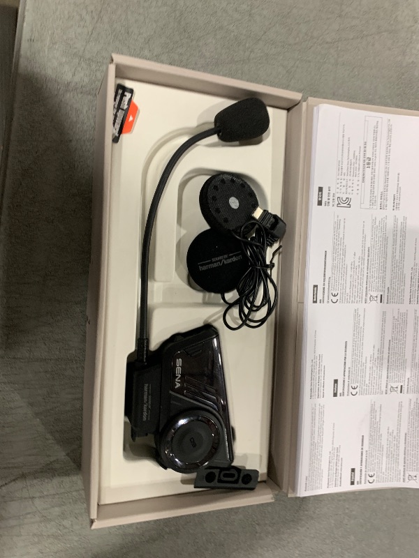 Photo 1 of Sena 60S Motorcycle Communication Headset with Wave, Mesh, and Bluetooth Intercom, 2nd Generation Sound by Harman Kardon