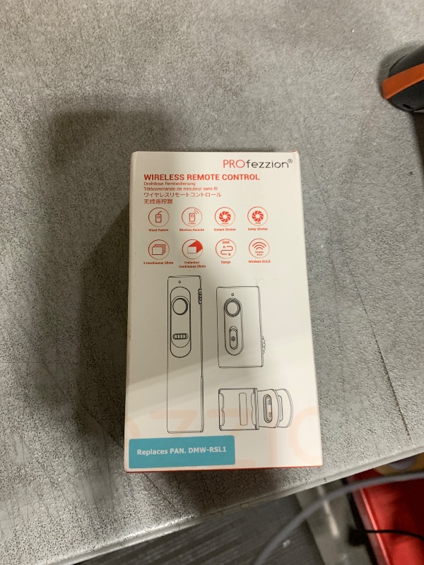 Photo 1 of PROfezzion [164'] Wireless Shutter Release Remote Control for Panasonic Lumix S5 II S5 IIX GH6 G7 G9M2 GH5 G85 S5 S1R S1H GX8 GH7 FZ2500 FZ2000 Camera, Radio Control Shutter Release with AAA Battery