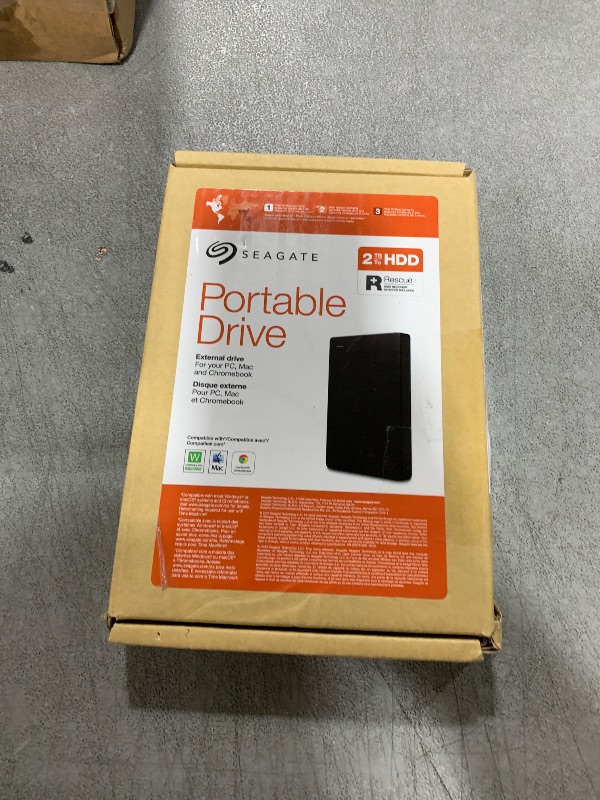 Photo 1 of Seagate Portable 2TB External Hard Drive HDD — USB 3.0 for PC, Mac, PlayStation, & Xbox -1-Year Rescue Service (STGX2000400)