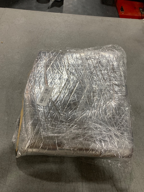 Photo 1 of Car Heat Sound Deadening Insulation Mat, - 394 Mil 10.8 Sqft Automobile Sound Deadening & Heat Insulation Material for Auto Hood Engine Roof Door and Trunk,40 Inch x 40 Inch, Aluminum Foil Finish