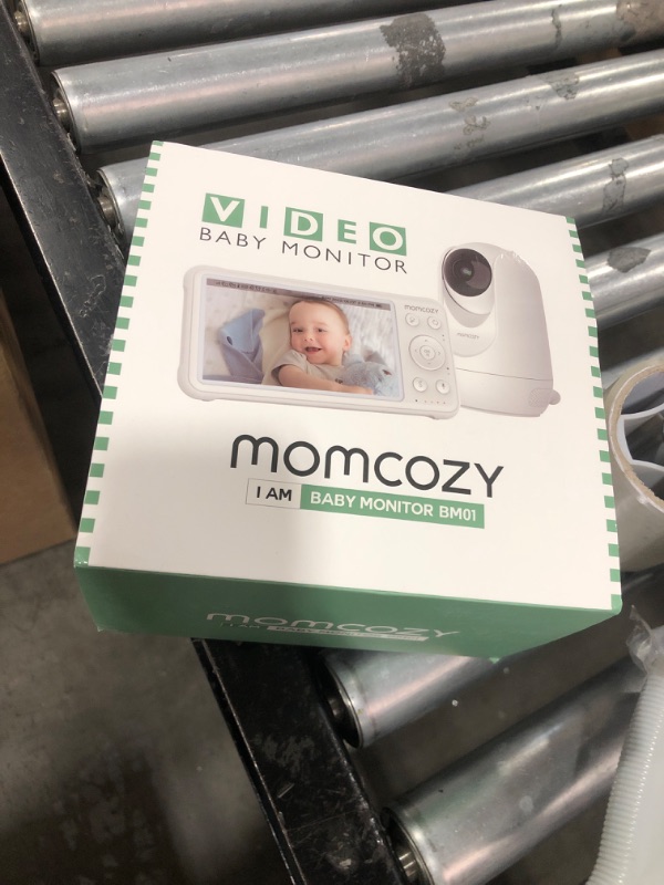 Photo 1 of Momcozy Video Baby Monitor, 1080P 5" HD Baby Monitor with Camera & Wall Mount, Infrared Night Vision, 5000mAh Battery, 2-Way Audio, Temperature Sensor, Lullabies, 960ft Range, Ideal for New Moms, BM01