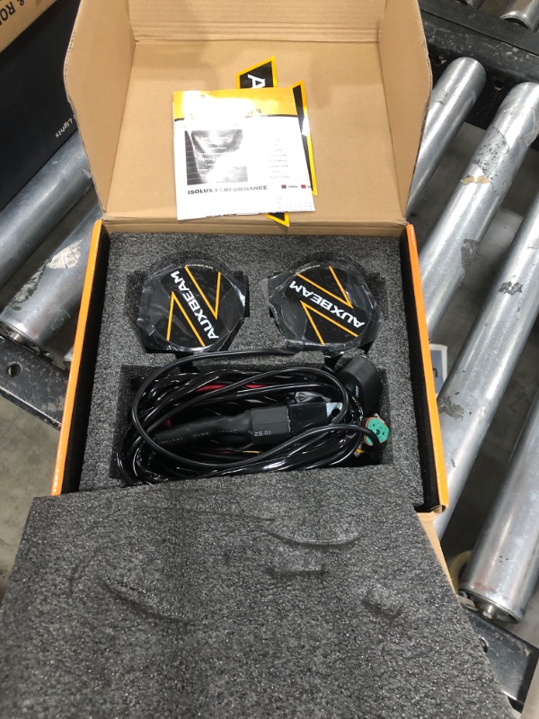 Photo 1 of Auxbeam V-Ultra Series 3" 108W Side Shooter LED Pods with Amber DRL 3 Modes & Light Covers 270 Degree Wide Range Round Offroad Spot Beam Light Bar 12800LM for Truck Jeep ATV UTV, Pair