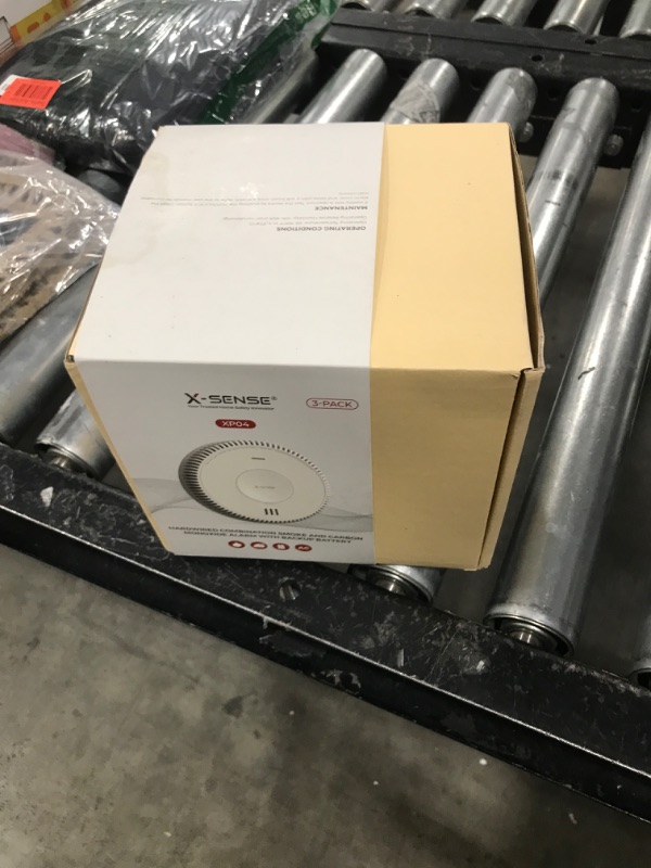 Photo 1 of X-Sense Hardwired Combination Smoke and Carbon Monoxide Detector, Hardwired Interconnected Smoke and CO Detector Alarm with Replaceable Battery Backup, XP04, 3-Pack