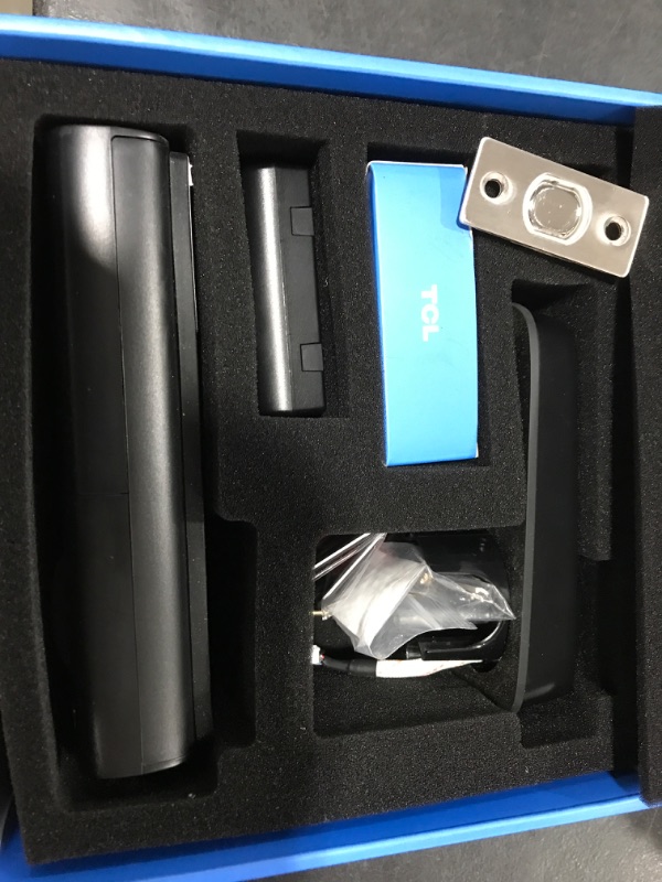 Photo 1 of TCL D1 Pro Palm Vein Smart Lock, Keyless Entry Door Lock, Upgraded Rechargeable Battery, Front Door Smart deadboalt, App Remote Control, Auto-Lock, Waterproof, Works with Alexa