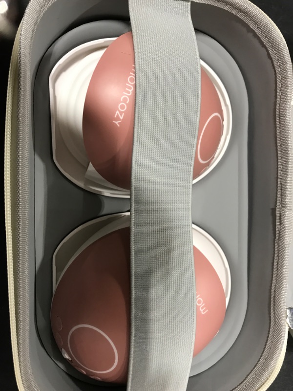 Photo 1 of Momcozy Breast Pump Hands Free Upgraded Mobile Flow | M9, App Discreet Control with Personalized Multi-Modes & 15 Levels, Wearable Breast Pump 24mm, 2 Pack Cozy Red