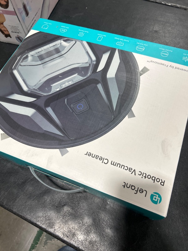 Photo 1 of Lefant M320 Robot Vacuum with Mop Combo, 6500Pa Powerful Suction, 210 Mins Runtime, Slim, 800ml Visible Dustbin, Carpet Detection, Alexa Voice Control, Ideal for Hard Floor and Pet Hair, White