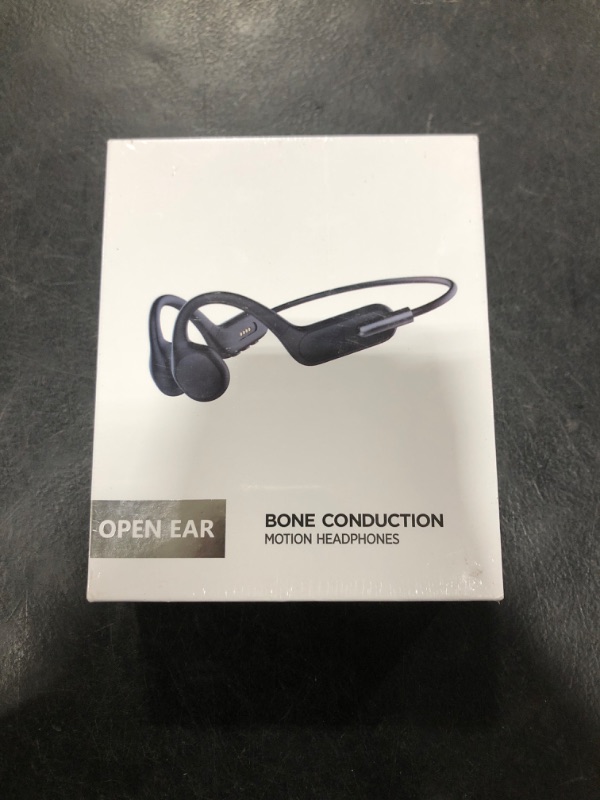 Photo 1 of Bone Conduction Headphones, Wireless Open-Ear Headphones, Bluetooth 5.3 with Mic - MP3 Play Built-in 32GB Memory, IPX8 Waterproof Sports Headphones for Gym Workout Swimming Running Cycling, Black