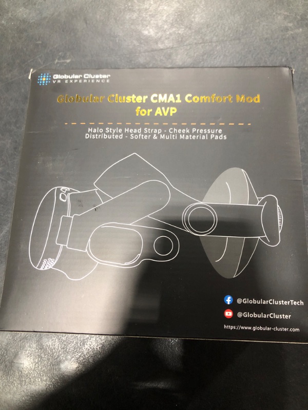 Photo 1 of Globular Cluster CMA1 Comfort Mod Compatible with Apple Vision Pro