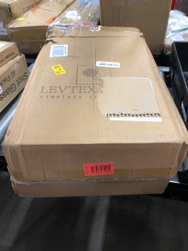 Photo 1 of Levtex Home - Cross Stitch Blush Quilt Set - 100% Cotton - Full/Queen Quilt (88x92in.) + 2 Standard Shams (26x20in.) - Reversible - Cotton Fabric