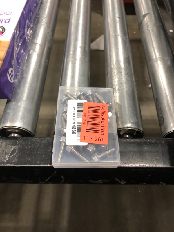 Photo 1 of 1/4-20 x 1 Flanged Hex Head Bolts Flange Hexagon Screws, Stainless Steel A2, DIN 6921, 25 PCS