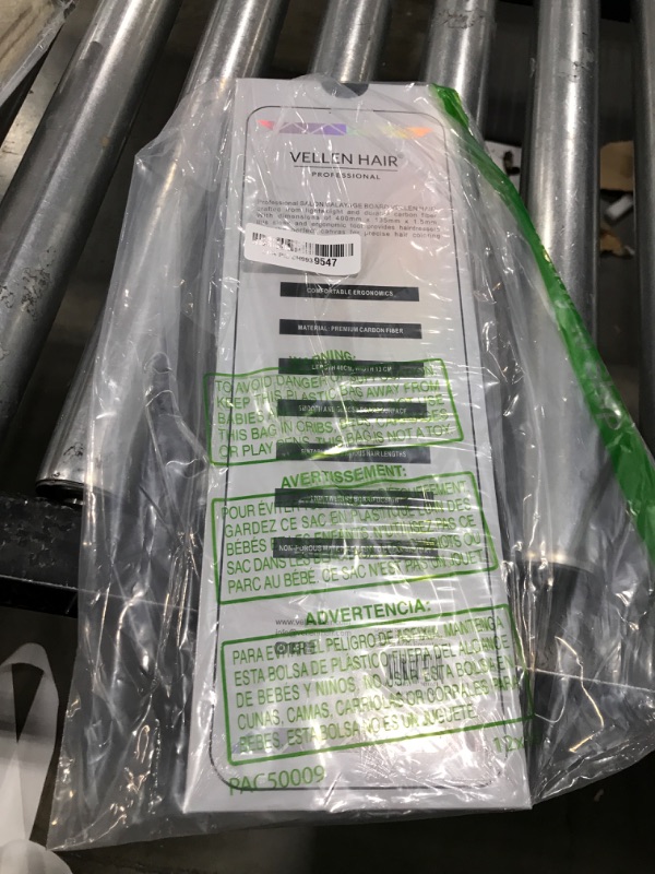 Photo 1 of VELLEN HAIR Professional Carbon Fiber Foil/Balayage Board, Extra Light Hair Color board (Black, 5.1" x 15.8" inch)