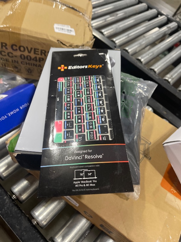 Photo 1 of Editors Keys Cover Designed for Davinci Resolve Keyboard Cover 14" & 16" MacBook Pro 2021+ M1-M3 Chip - Genuine Editors Keys - Will not fit Other Models