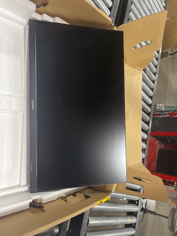 Photo 1 of Lenovo Legion Y27q-20 Gaming Monitor, 27” QHD Display, 165Hz, 0.1ms Response, AMD FreeSync/Gsync Compatible, Lift/Tilt/Pivot/Swivel Stand, HDMI 2.0 and DisplayPort 1.4, 350 nits, Raven Black