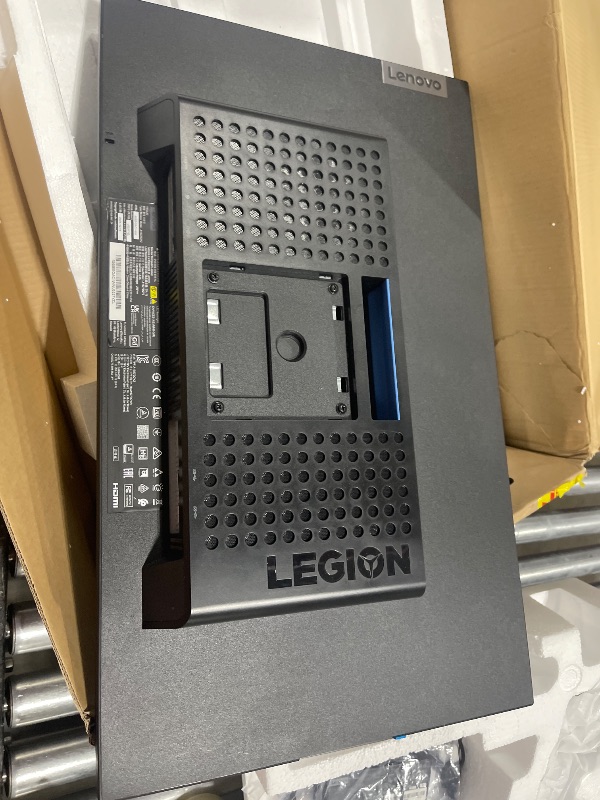 Photo 1 of Lenovo Legion Y27q-20 Gaming Monitor, 27” QHD Display, 165Hz, 0.1ms Response, AMD FreeSync/Gsync Compatible, Lift/Tilt/Pivot/Swivel Stand, HDMI 2.0 and DisplayPort 1.4, 350 nits, Raven Black