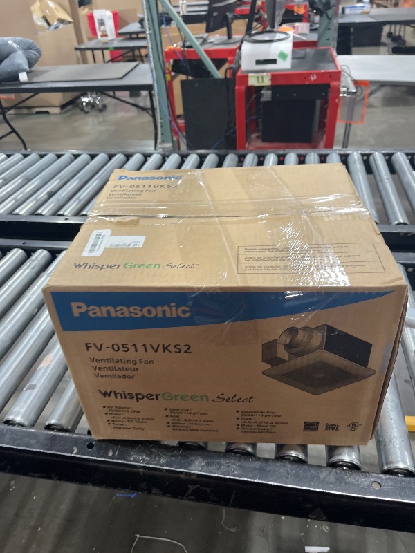 Photo 1 of Panasonic WhisperGreen Select Dual Speed Ceiling Mount Exhaust Fan, Customizable, 30 to 110 CFM, FV-0511VKS2