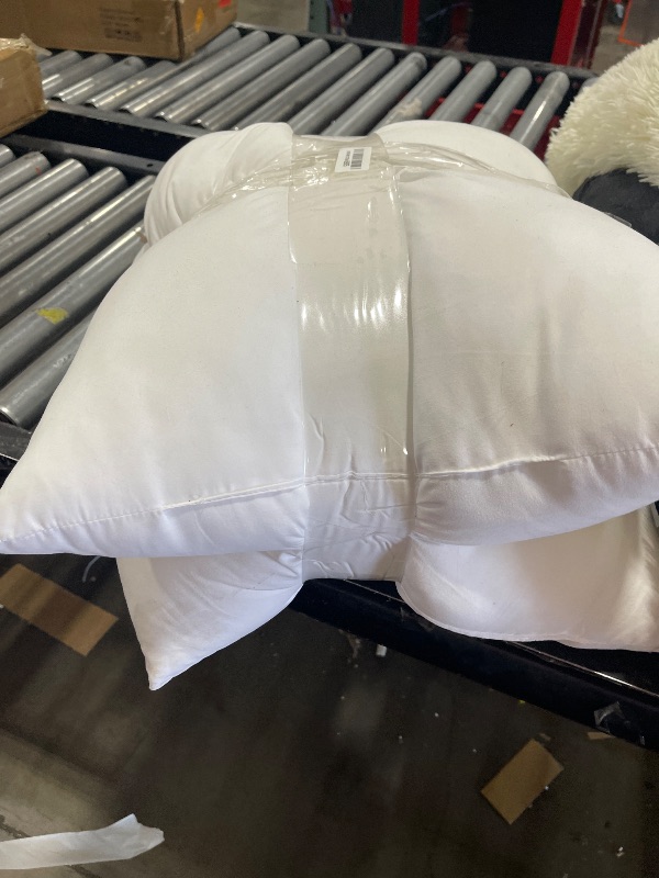 Photo 1 of Hotel Collection Bed Pillows Standard Size Set of 2 Back Sleeper Pillow for Adults Stomach Kids Side Sleeping Medium Soft Plush Fluffy White 20x26 inches