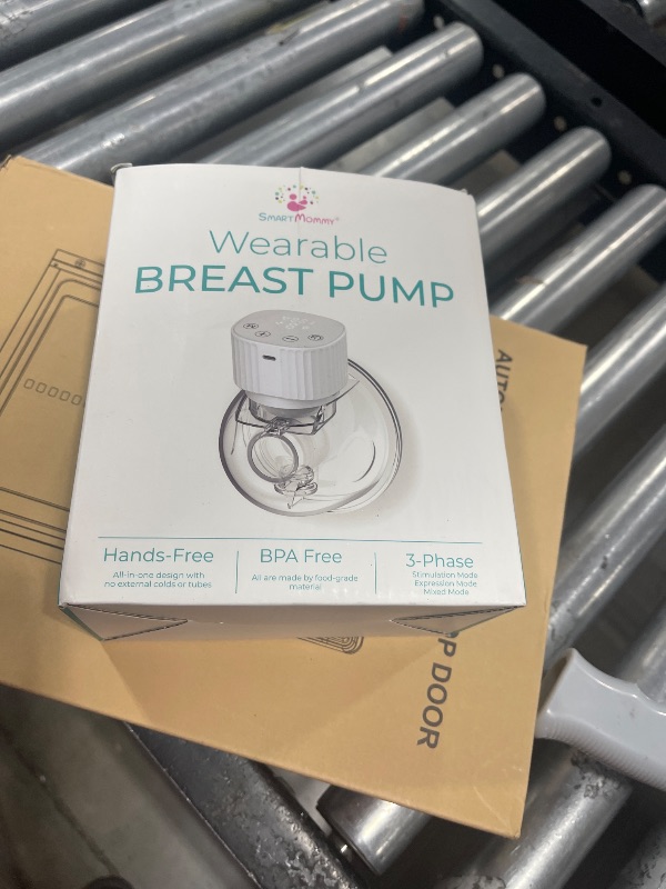 Photo 1 of Smart Mommy Wearable Breast Pump, Hands Free Breast Pump- Electric, LCD, High Technology 3 Modes, 9 Levels- Noise Reduction, Painless and Skin Friendly, BPA Free,(Single)