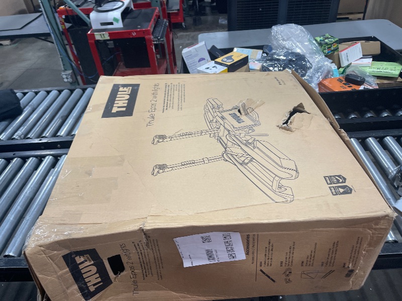 Photo 1 of HYPERAX Patented Lift Assisted Volt Lift 1x RV Rated Hitch Mounted 2 E Bike Rack Carrier Up to 1X 80lbs eBikes with Up to 5" Fat Tires for RV and SUV