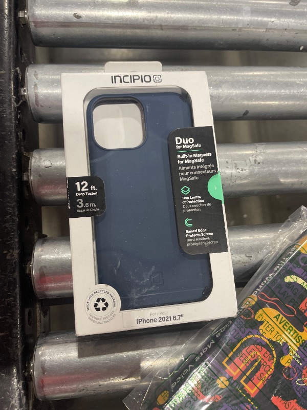 Photo 1 of Incipio Duo Series Case for 6.7-Inch iPhone 13 Pro Max, Dark Denim Blue