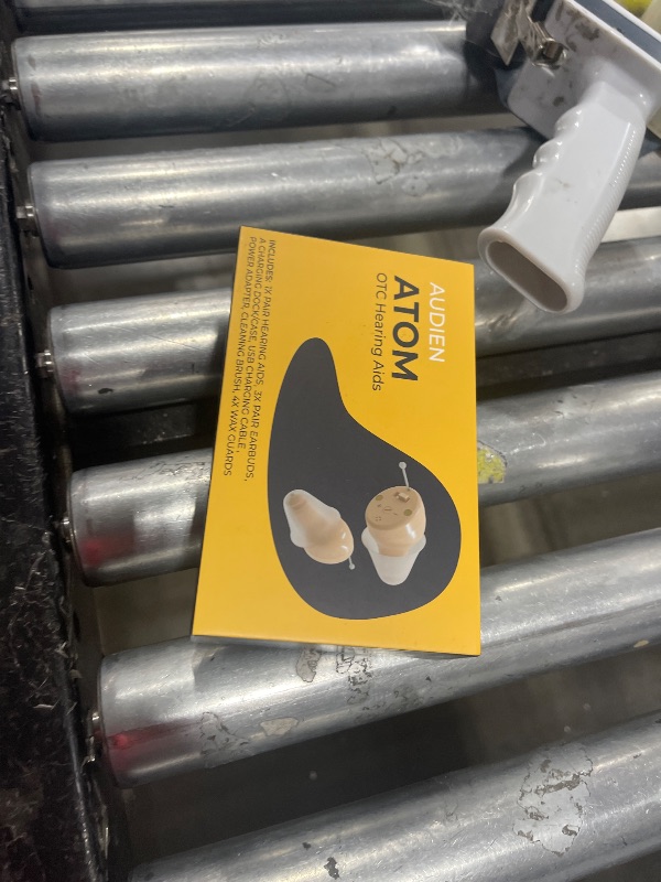 Photo 1 of Audien ATOM Rechargeable Hearing Amplifier to Aid and Assist Hearing, Premium Comfort Design and Nearly Invisible