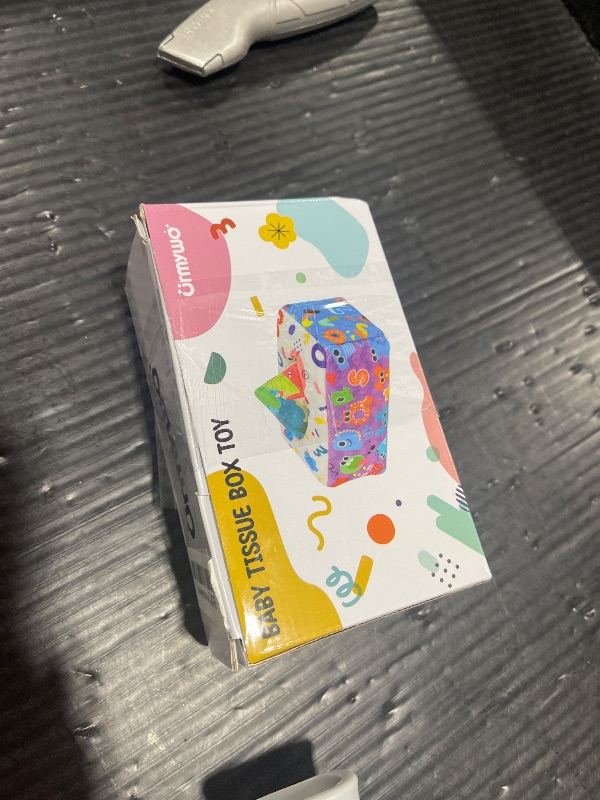 Photo 1 of URMYWO Baby Tissue Box Toy - Montessori Baby Toys for 6-12 Months 1 Year Old Boy Girl - Soft Crinkle Sensory Toys for Infant Toddlers - Easter Basket Essentials Stuffers - Baby Boy Girl Gifts