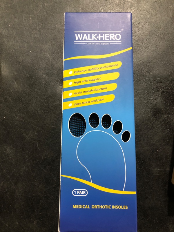 Photo 1 of Plantar Fasciitis Insoles for Men Women - Orthotics Inserts, Shoe Insoles Arch Support Flat Feet Inserts Work Boot Insoles for Standing All Day (Mens 10-10 1/2 | Womens 12-12 1/2)
