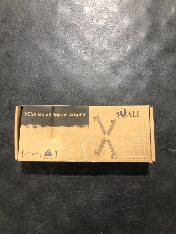 Photo 1 of WALI Mount Bracket Adapter Monitor Arm Mounting Kit for Screen 13 to 27 inch, Mounting Holes 75mm and 100mm (UVVEP)