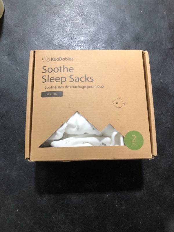 Photo 1 of 2-Pack Organic Baby Sleep Sacks, 100% Cotton - Soft & Breathable 0.5TOG Baby Wearable Blanket, Toddler Sleeping Sack 18-24 Months, Easy to Wear Transitional Swaddles for Newborns, Infants (Nordic, L)