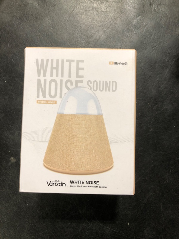 Photo 1 of Vanzon Baby Sound Machine, Smart App Control White Noise Machine with 54 Soothing Sounds & 15 RGB Night Light Modes and Auto-Off Timer, Suitable for Adults & Kids Sleeping