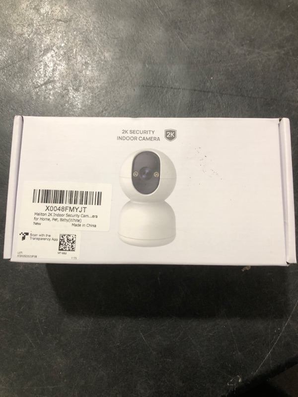 Photo 1 of Maliton Security Camera Indoor 2K, WiFi Camera for Home Security with Smart AI Motion Detection, Baby Monitor Pet/Dog Ca with Phone App, 360 Pan/Tilt for Room, Color Night Vision, 2-Way Audio